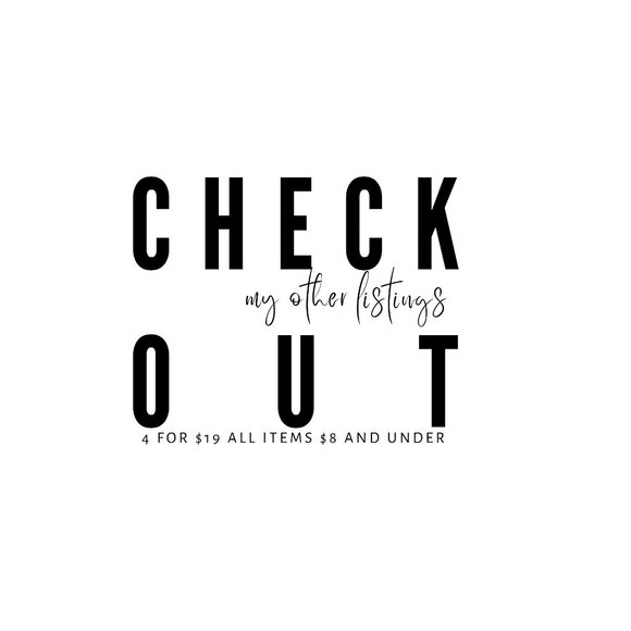 Hand Crafted Other - 4/$19 + $4.99 shipping